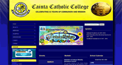 Desktop Screenshot of caintacatholiccollege.com